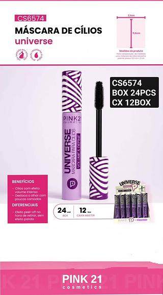 Pink 21 mascara de cílios box 24 pçs