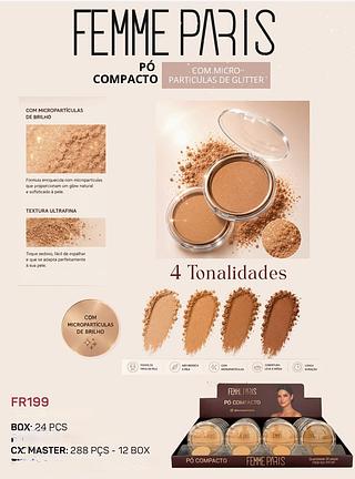 Femme paris pó compacto box 24 pçs
