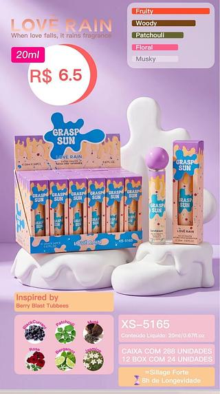 Love rain perfume box 24 pçs