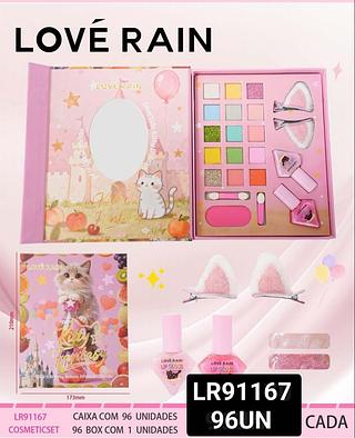 Love rain kit presente cx 96 pc
