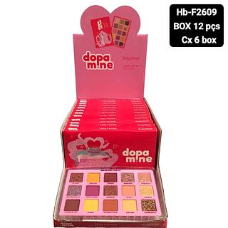 runy rose paleta de sombra box 12 pç