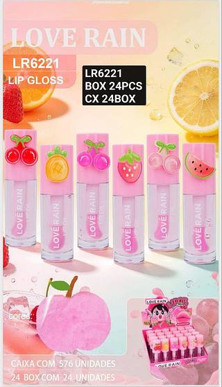 LOVE RAIN LIP GLOSS BOX / 24PÇS