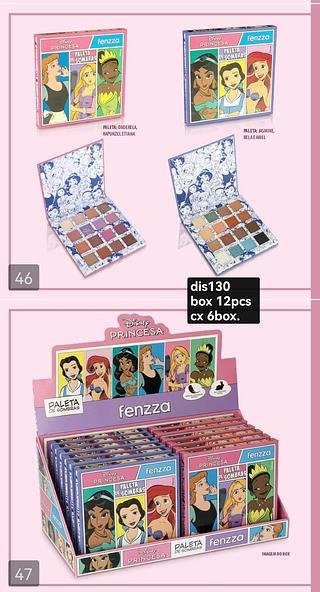 fenzza paleta de sombra box 12 pç