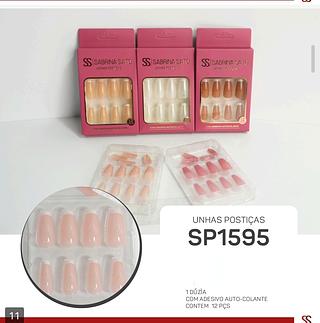 Unha Sabrina sato box 12 pc