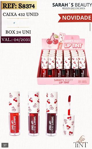 Sarah beauty Lip tint box 24 pçs
