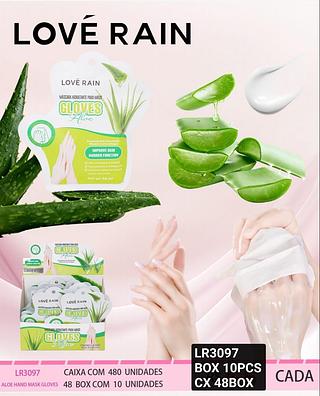 love rain mascara hidratante pra mão box 10 pç