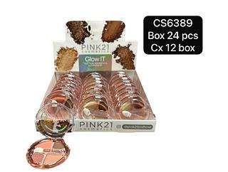 Pink 21 Paleta de Sombra box 24 pçs