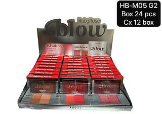 ruby rose blow blush duo box 24 pc
