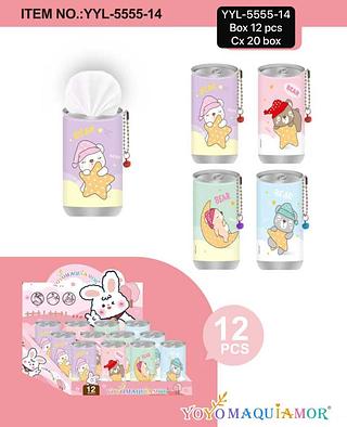 Yoyo Maquiamor Lenço Umedecido box 12 pçs