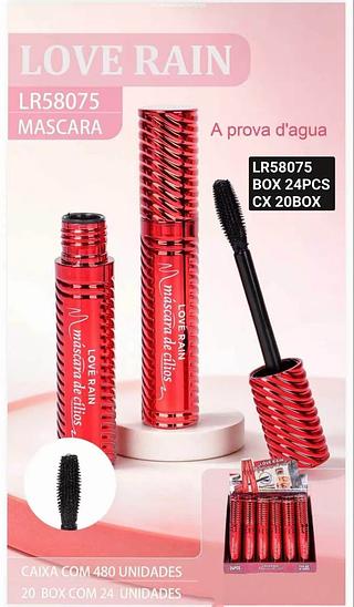 love rain mascara de cilios box 24 pç