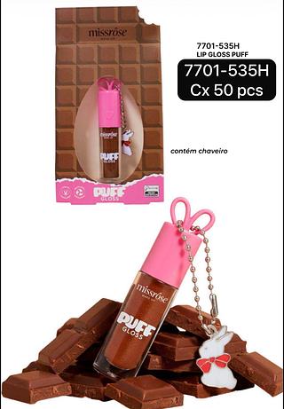 MISS ROSE LIP GLOSS CHOCO CX 50 PÇ