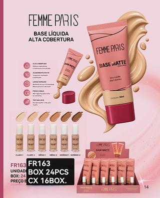 femme paris base box 24 pç