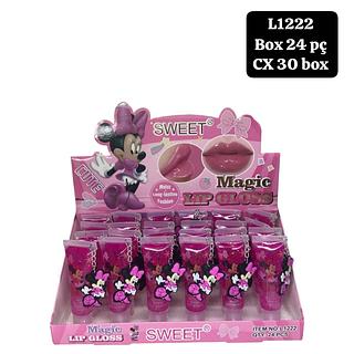 lip gloss mini box 24 pç