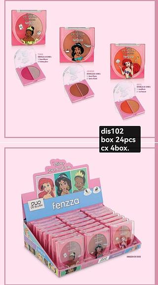 fenzza duo blush box 24 pç