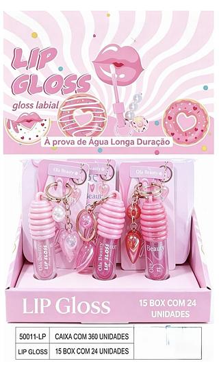 ola beauty lip gloss box 24 pç