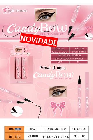 Beijo de neve delineado box 24 pçs
