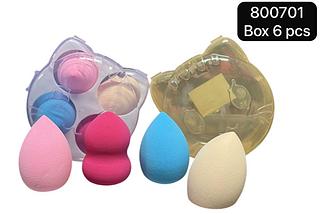 kit esponja gatinho box 12 pç