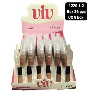 Vivai Corretivo Líquido box 36 pç