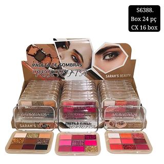 sarahs beauty paleta de sombra box 24 pç