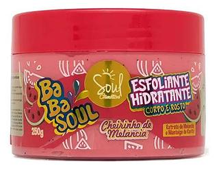 Esfoliante Hidratante Babasoul Corpo E Rosto 250g Melancia