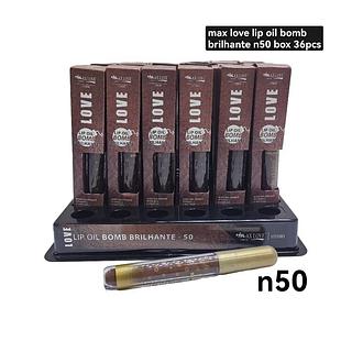max love lip oil bomb brilhante BOX 36PÇS
