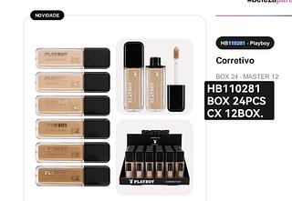 Playboy corretivo box 24pc