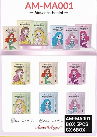 amor a anjo mascra facial box 5 pç