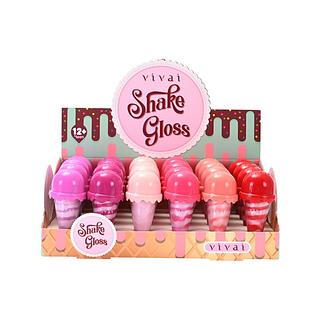 Vivai shake lip gloss box 24 pç