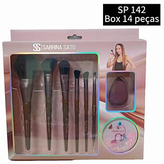 sabrina sato kit de pincel box 14 pç