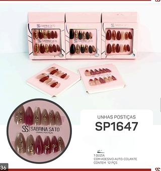 Unha Sabrina sato box 12 pc