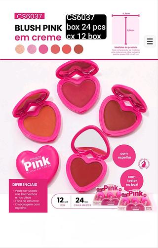 pink21 blush box 24 pç
