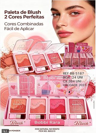 Bobbi rara blush box 24 pçs