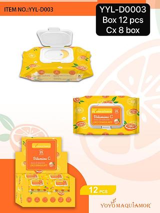 Yoyo Maquiamor Lenço Demaquilante box 12 pçs