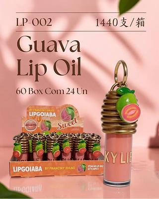 lip gloss goiaba box 24 pç