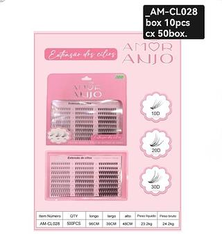 CILIOS AMOR E ANJO BOX 10PÇ