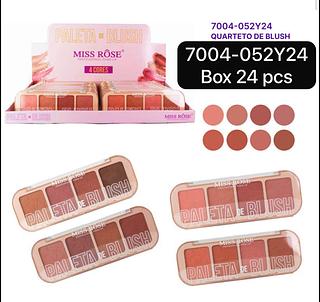 MISS ROSE PALETA DE BLUSH BOX 24 PÇ