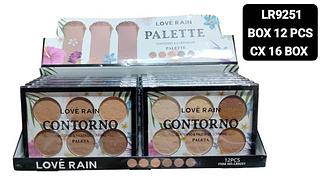 Love Rain Contorno e Iluminador box 12 pçs