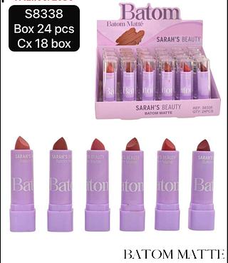 Sarah´s Beauty Batom Matte box 24 pçs