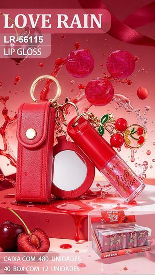 love rain lip gloss box 12 pç