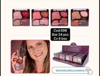 Mia Make Paleta de Sombras box 24 pçs