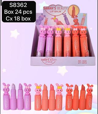 sarah s beauty lip balm box 24 pç