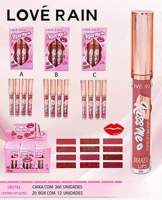 love rain kit gloss box 12 pç
