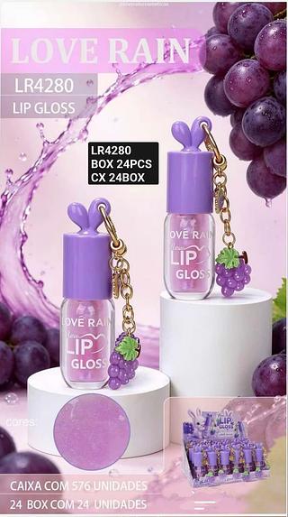love rain lip gloss box 24 pç