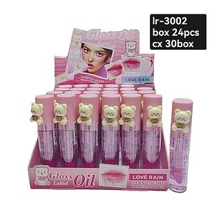 love rain lip gloss ursinho box 24 pç