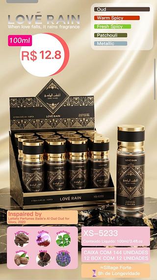 Love rain perfume box 12 pc