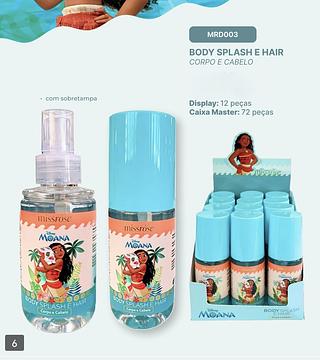 Miss rose body Splash e hair box 12 pc