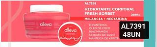 alleva hidratante corporal cx 48 pç
