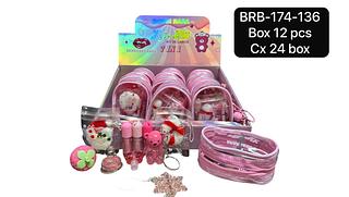 Bobbi Rara Lip Kit 7in1 box 12 pçs