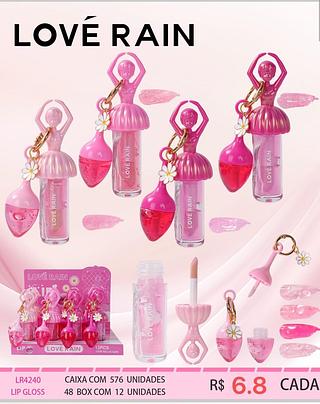 Love rain lip gloss box 24 pçs