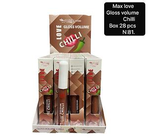 Max Love Lip Volumoso Chilli box 28 pçs